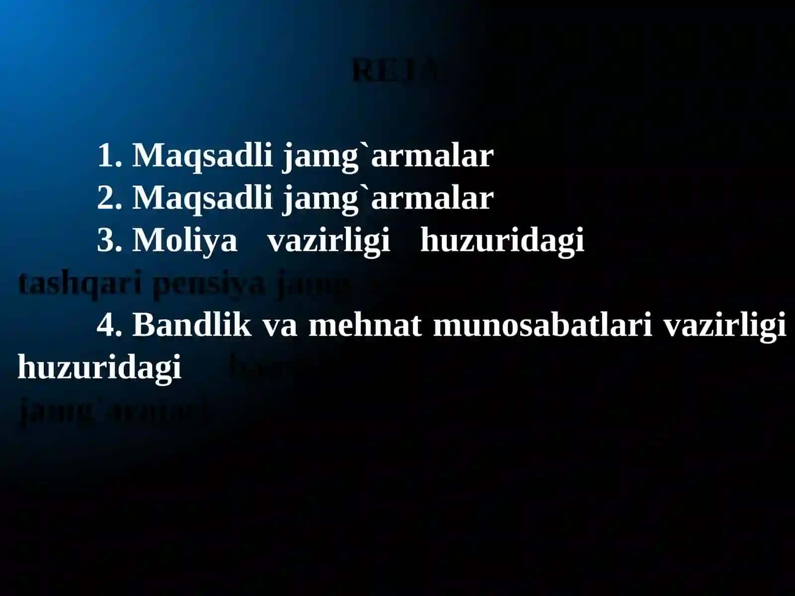 Davlat maqsadli jamg'armalari 2