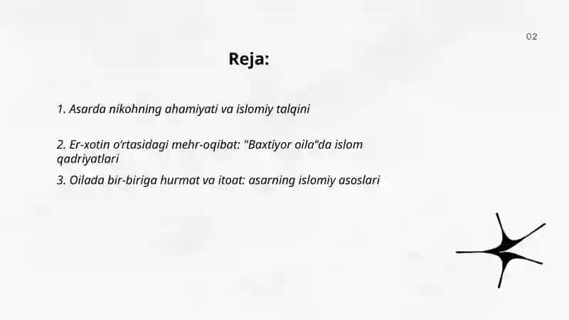 Baxtiyor oila asarida islom qadriyatini talqini 2