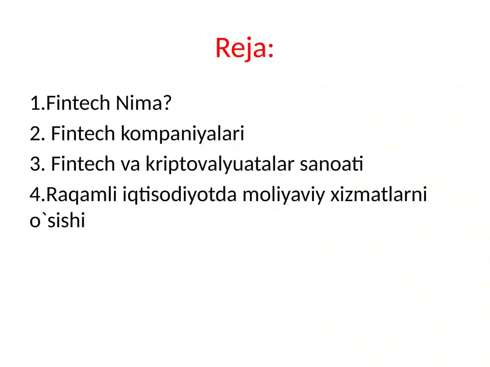 Raqamli iqtisodiyotda moliyaviy texnologiyalar 2