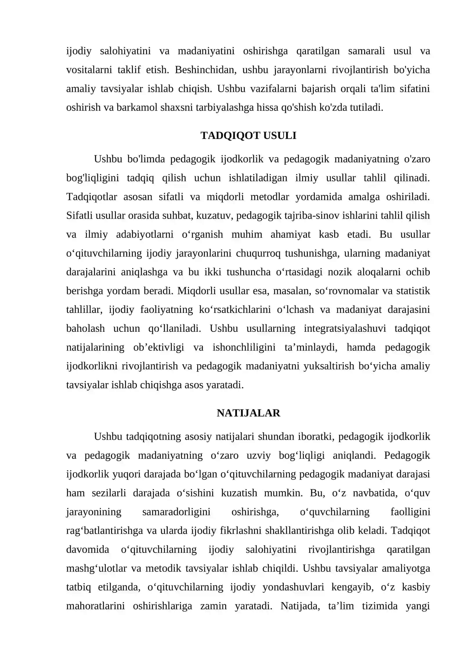 PEDAGOGIK IJODKORLIK PEDAGOGIK MADANIYAT 2