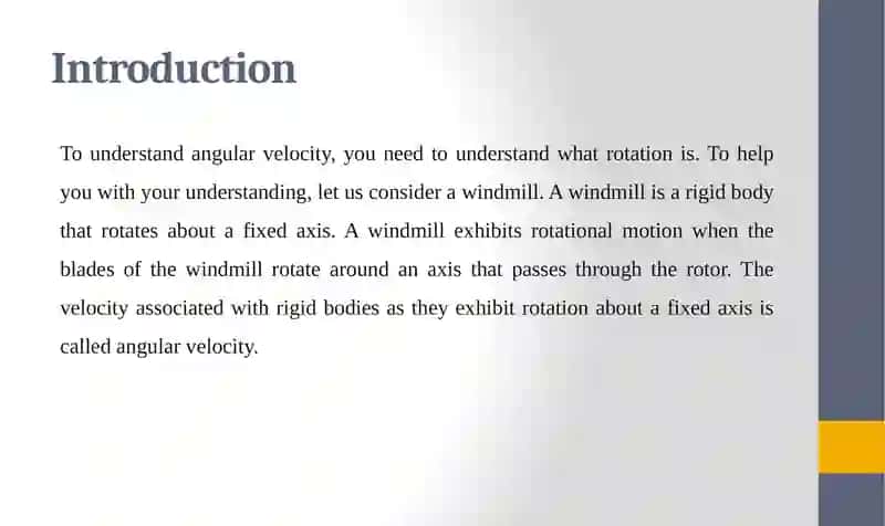 Angular Velocity 2