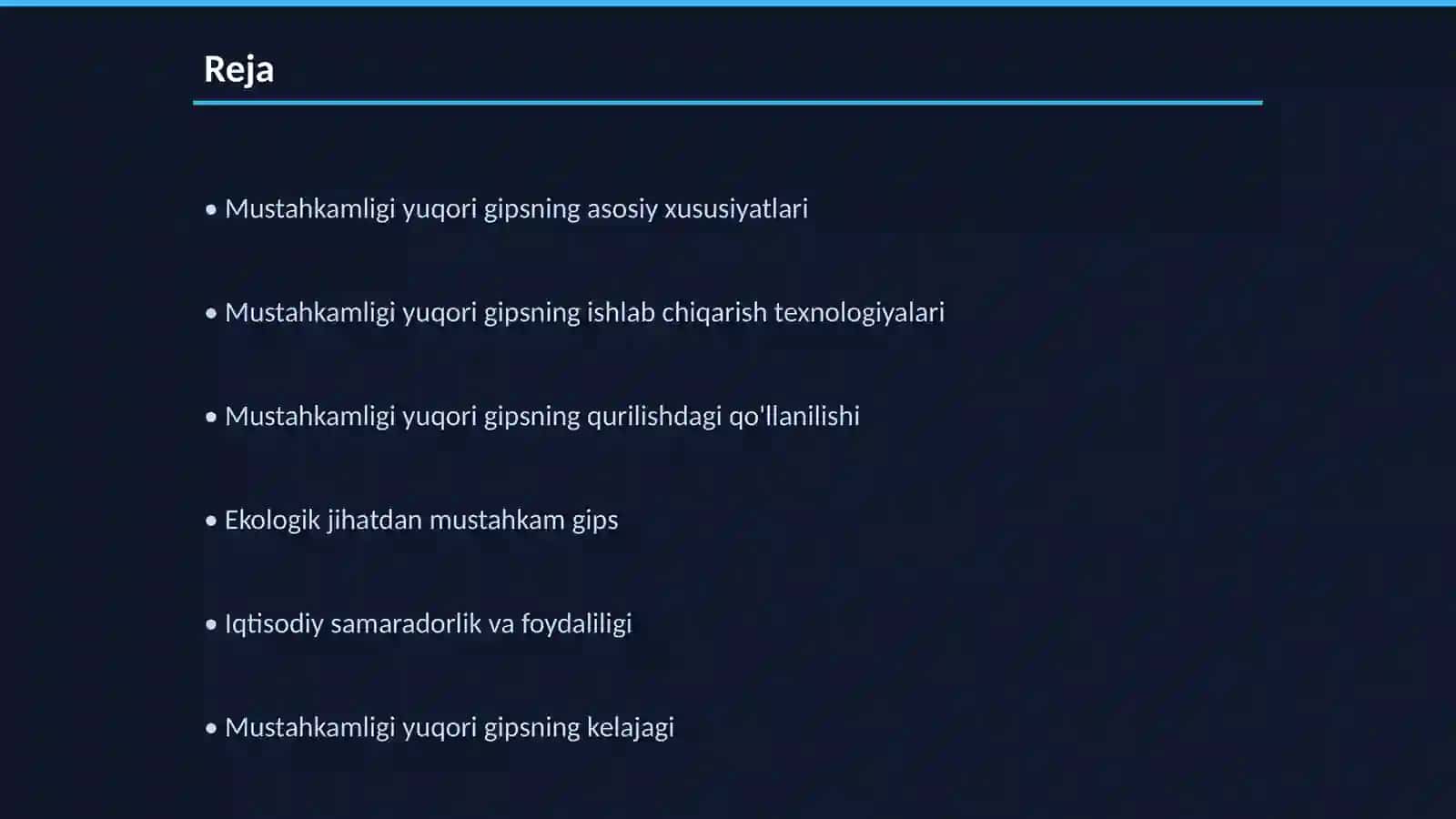 Mustahkamligi yuqori gips 2