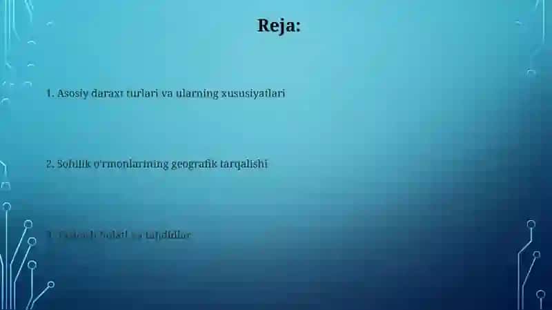 O'zbekiston to‘qay o'rmonlari. Dendrologik tarkibi 2