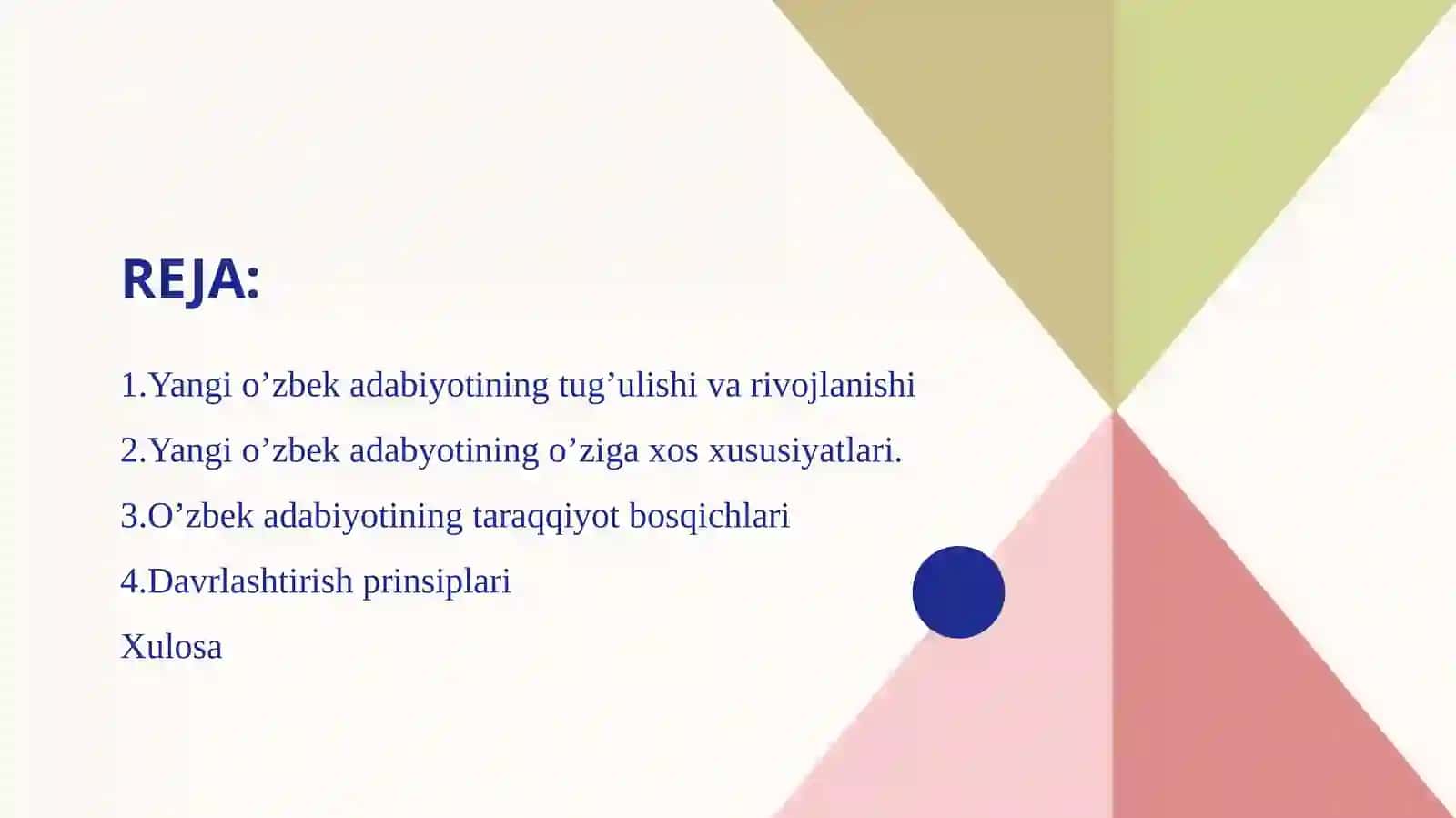 Yangi adabiyotni ilmiy o’rganish bosqichlari. 2