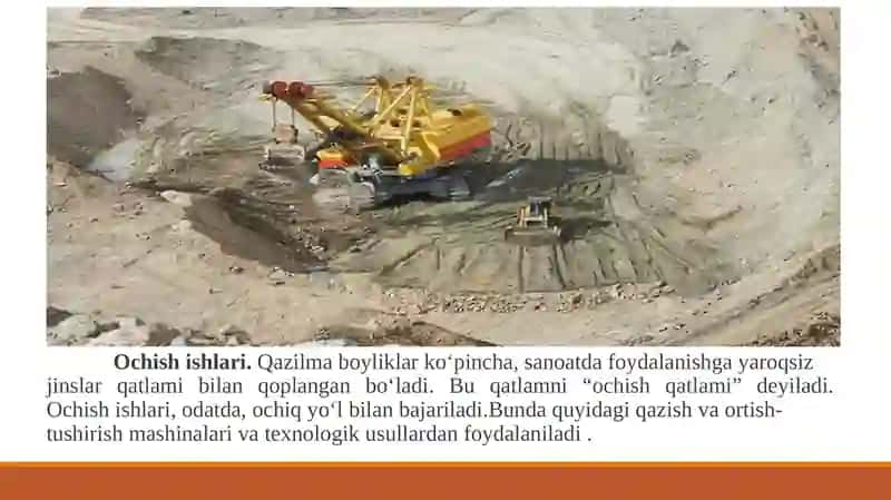 Tog‘ jinslarini qazib olish korxonasi 2