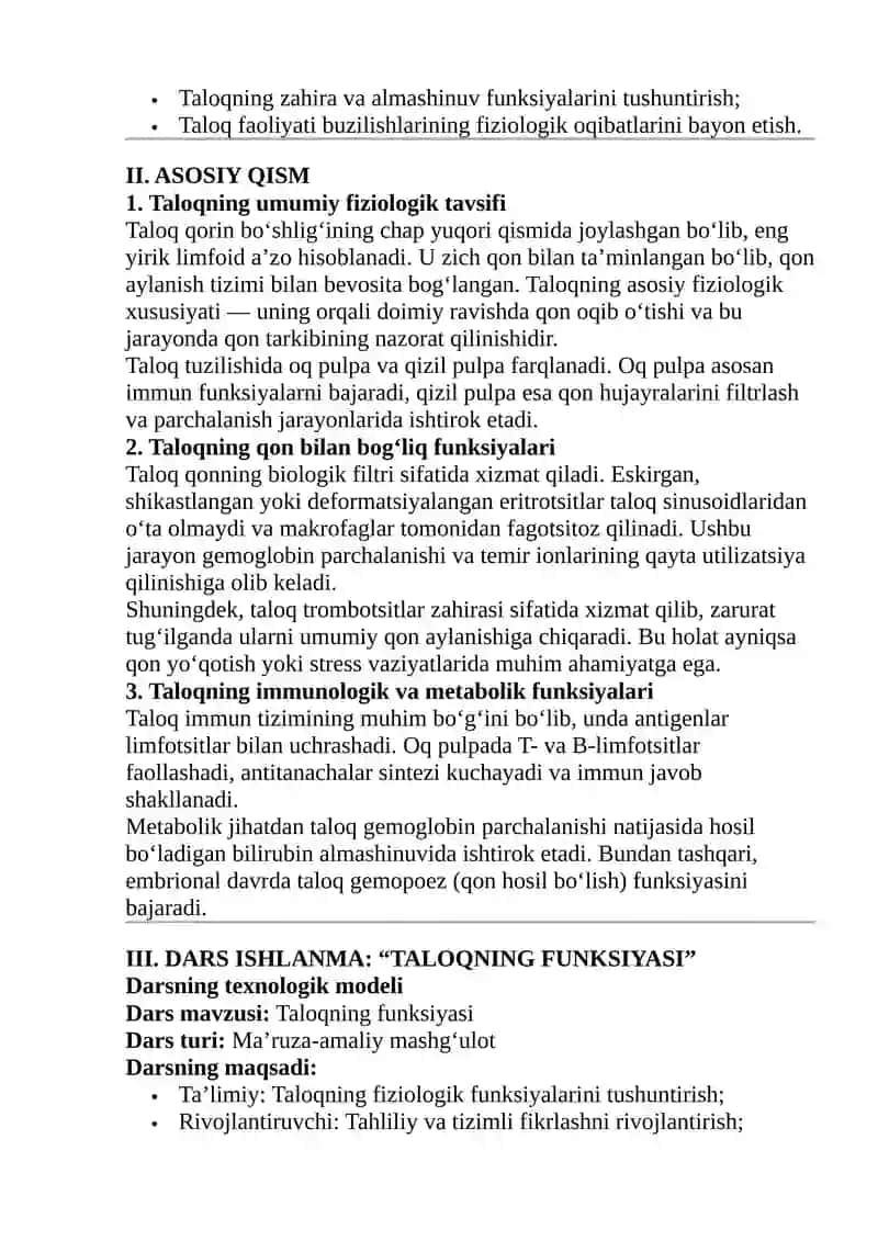 Taloq funksiyasi 2