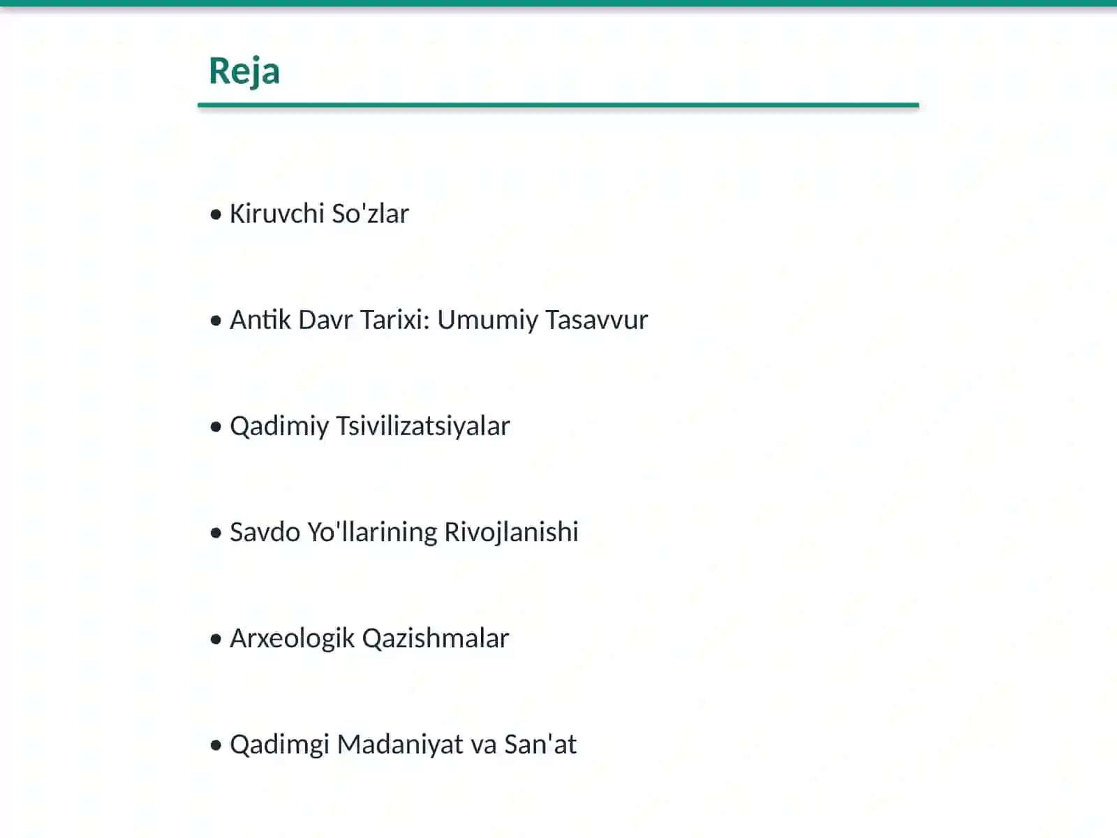 O'zbekistonda Antik Davr Tarixining O'rganilishi 2