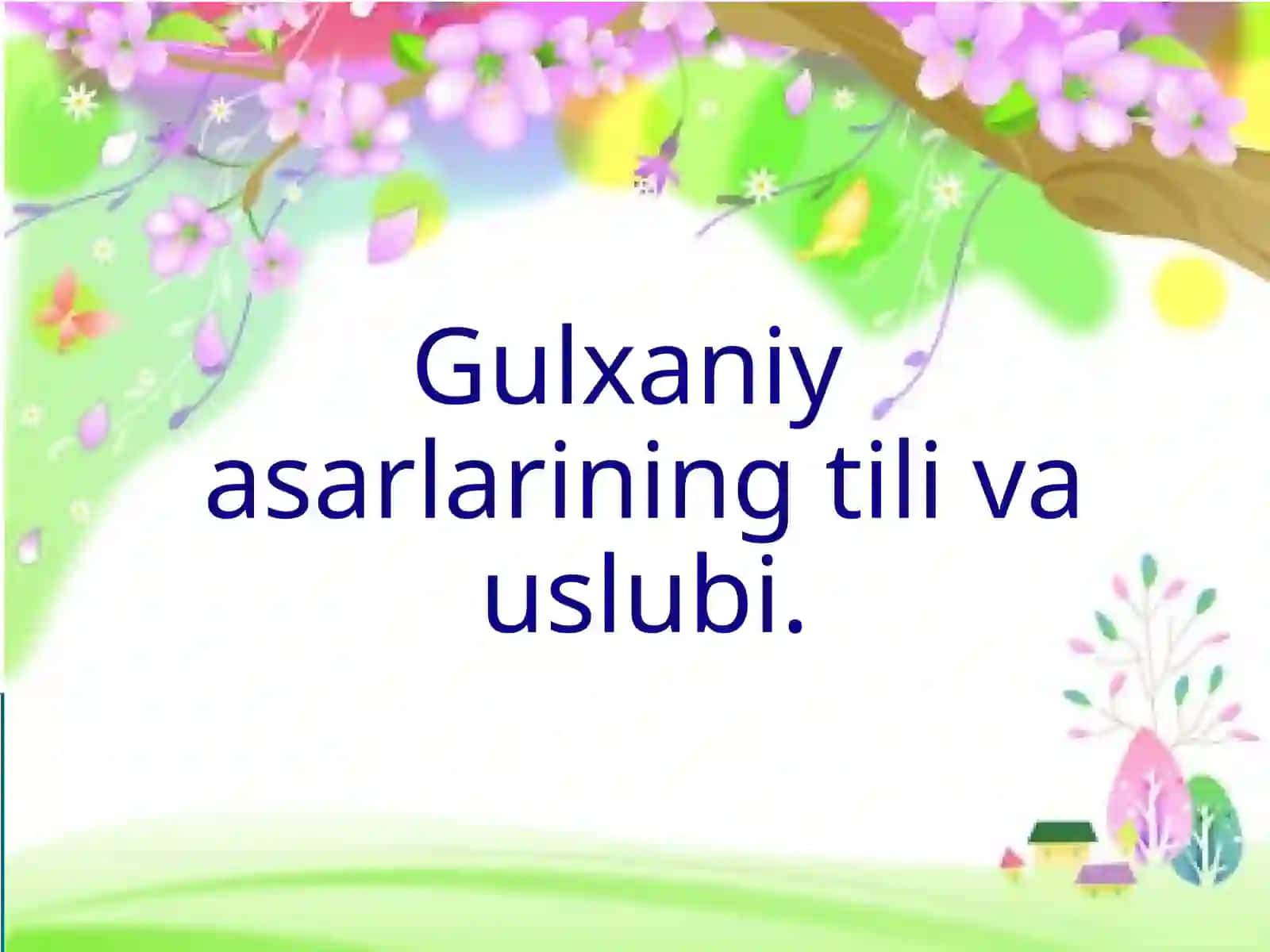 Gulxaniy asarlarining tili va uslubi 2