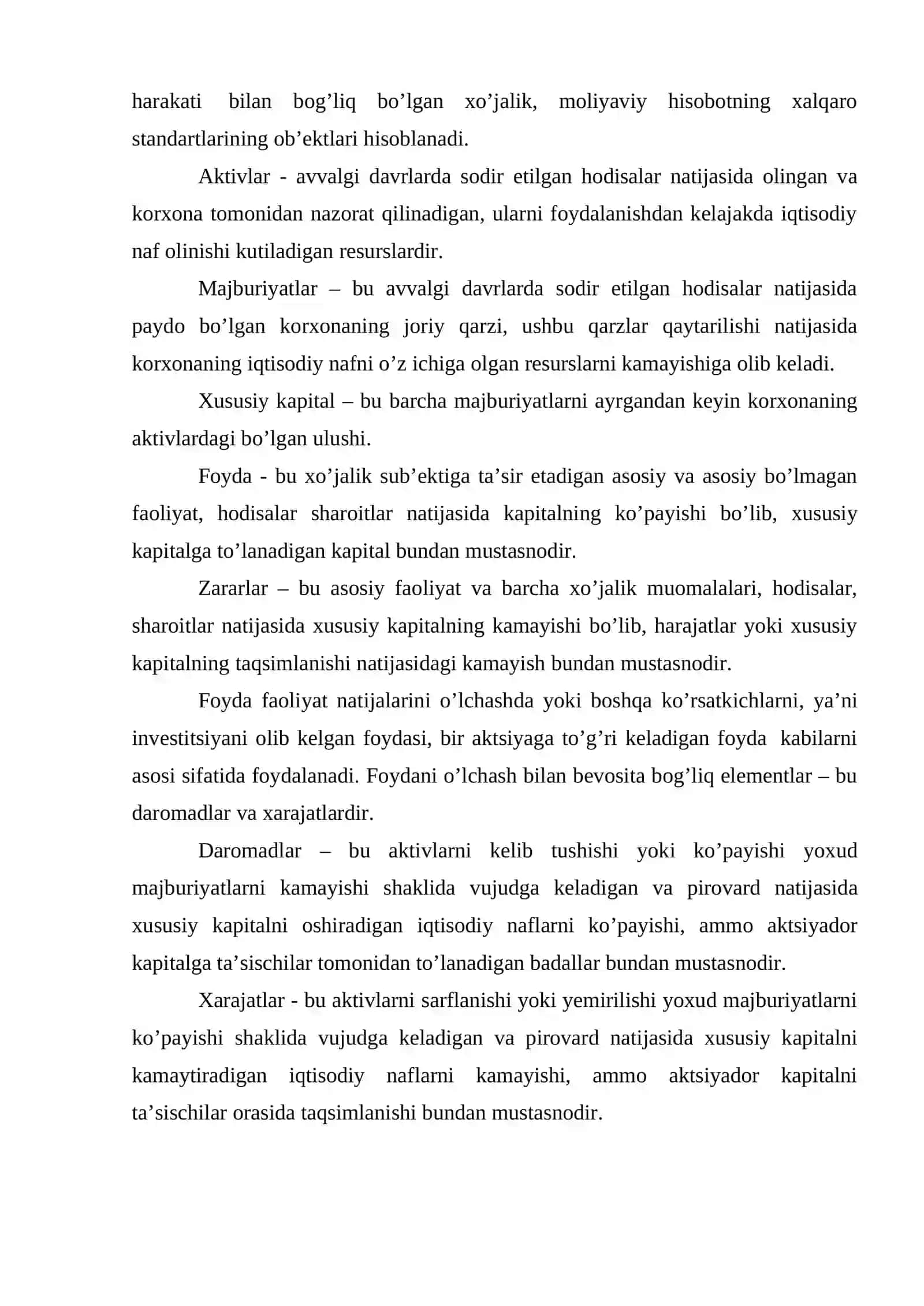 Moliyaviy hisobotning xalqaro standartlari fanining predmeti, metodi, maqsadi va vazifalari 2