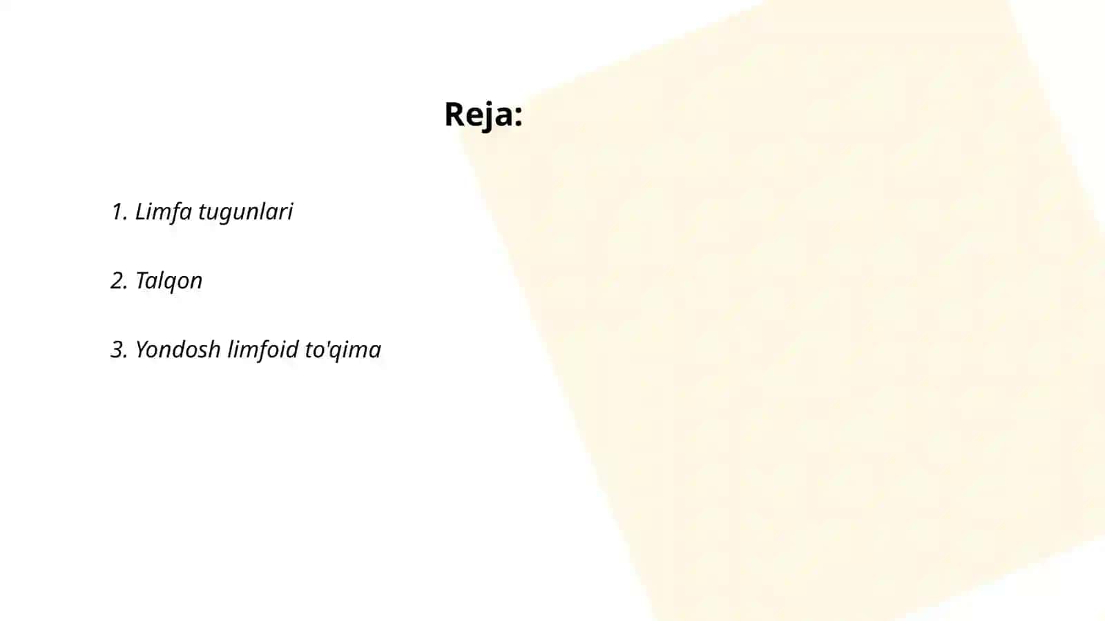 Limfa tugunlari 2