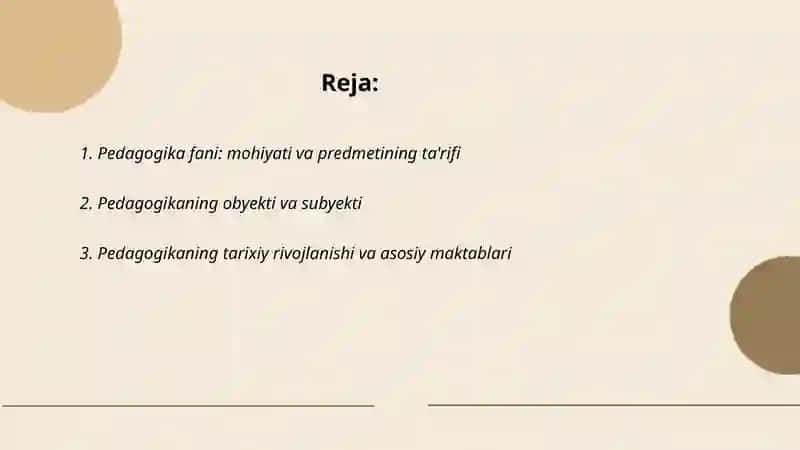 Pedagogika fani va uning asosiy kategoriyalari 2