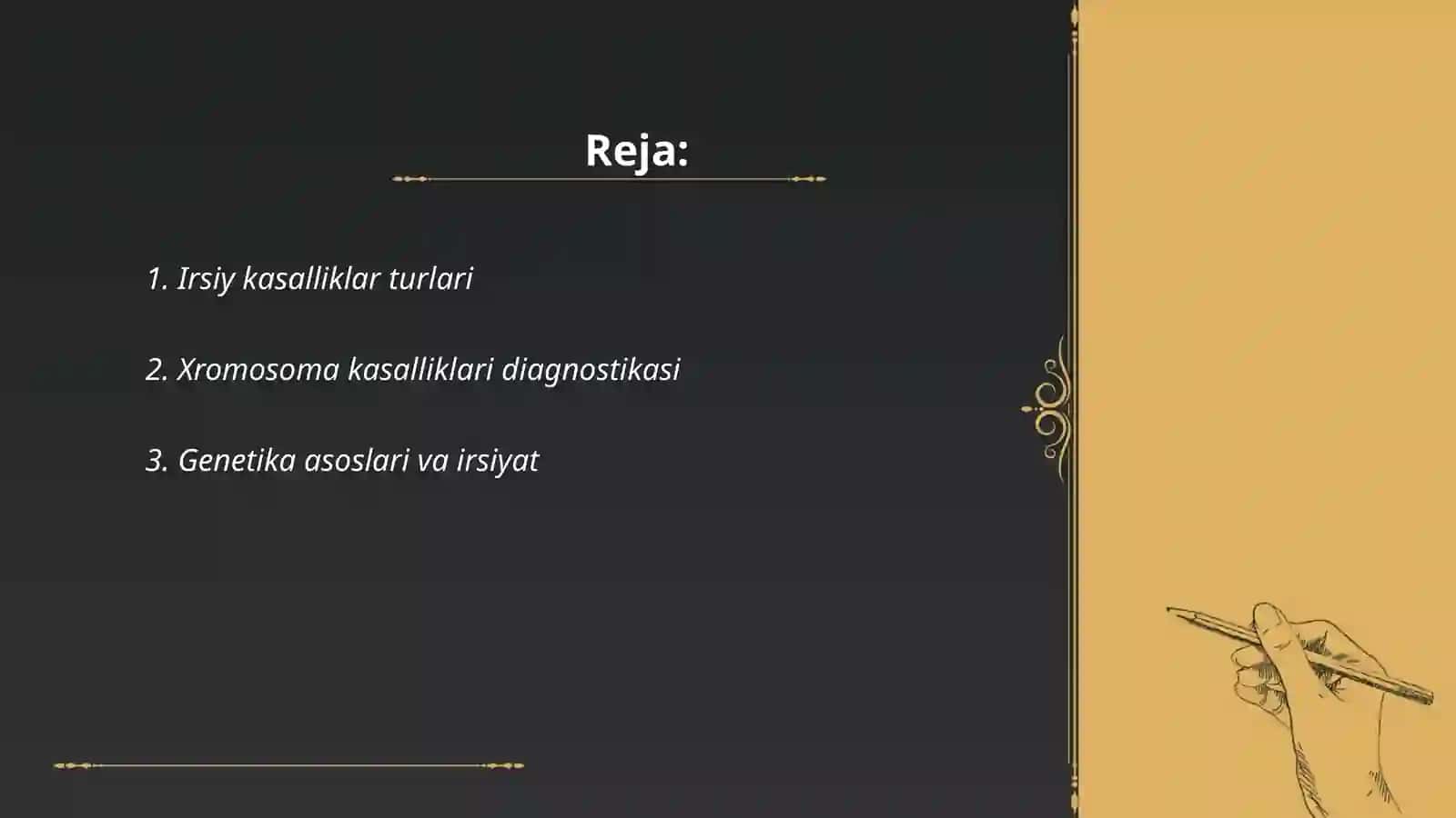 Tibbiy genetik maslahat 2