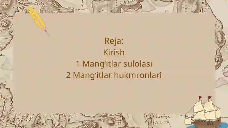 Mangʻitlar Davrida ILM FAN 2