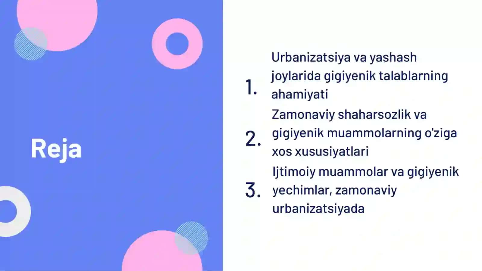 Urbanizatsiya va gigiyenik talablarning ahamiyati 2