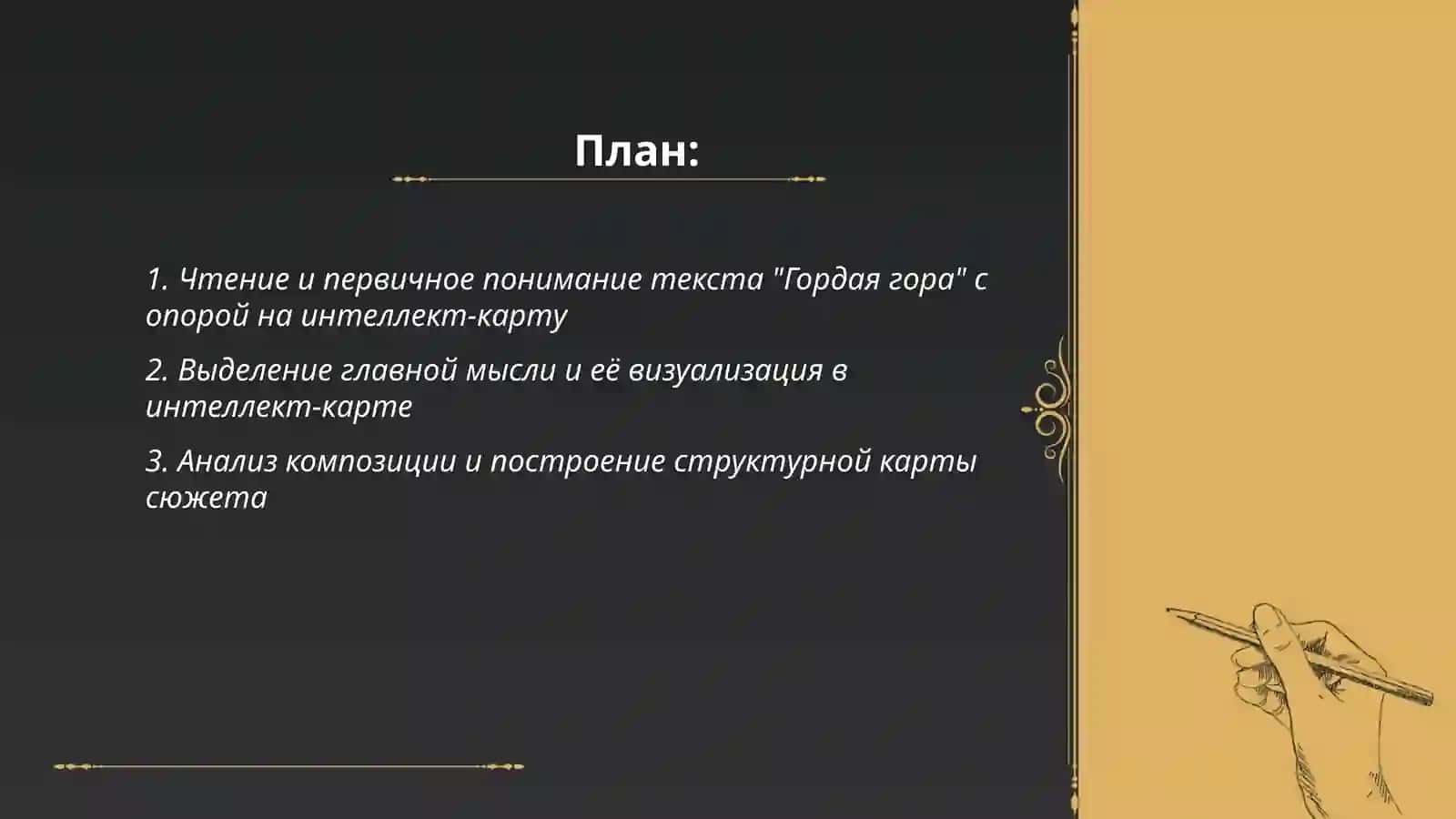 Гордая гора: Интеллект-карты 2