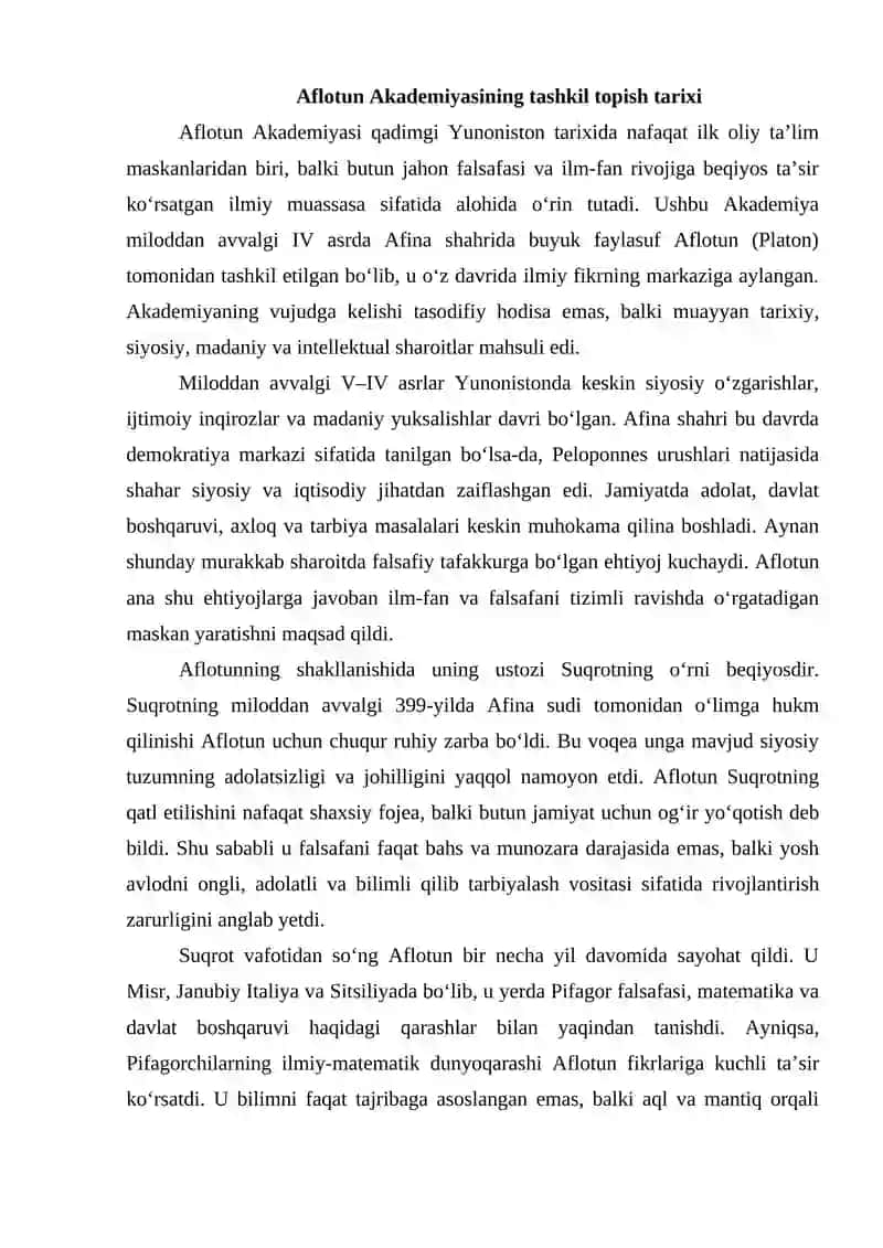 Aflotun Akademiyasi 2