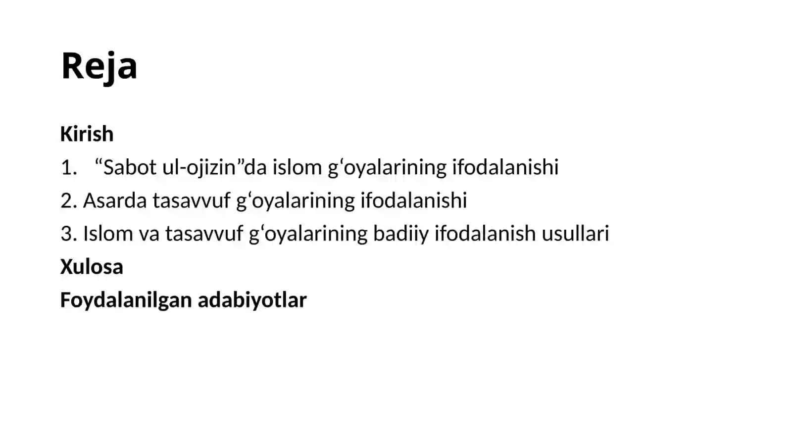 "Sabot ul-ojizin”da islom va tasavvuf g‘oyalarining ifodalanishi 2