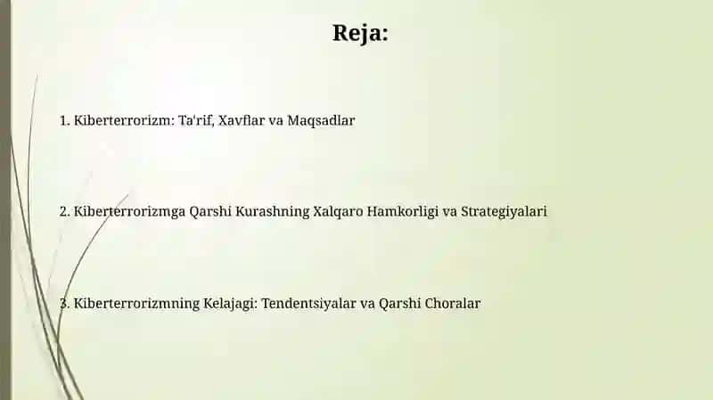 Kiberterrorizm va unga qarshi kurashish 2