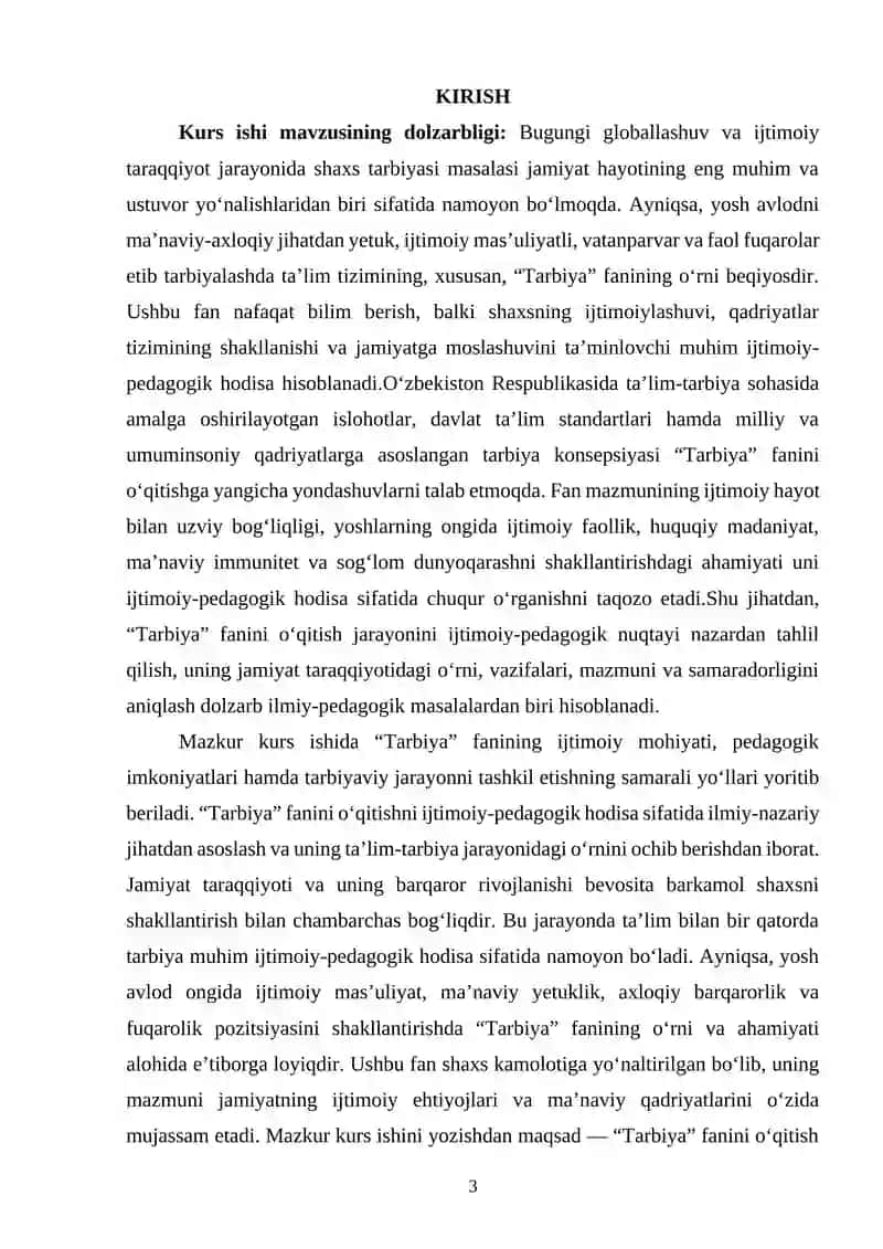 Tarbiya fanini o'qitish ijtimoiy-pedagogik hodisa sifatida 2