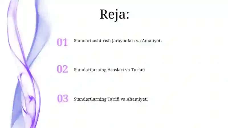 Standartlarning Ta'rifi va Ahamiyati 2
