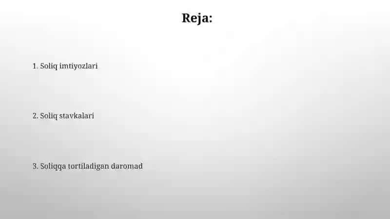 Daromad solig`i 2