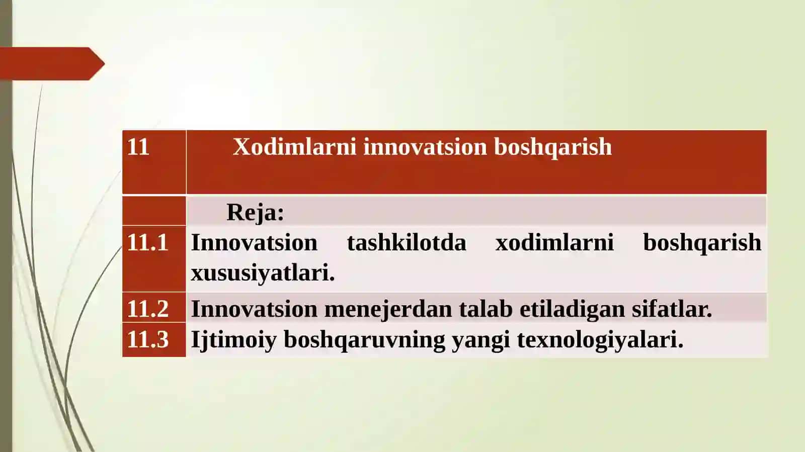 Xodimlarni innovatsion boshqarish 2