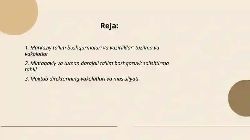 O'zbekiston ta'lim tizimini boshqarish tuzilmasi 2