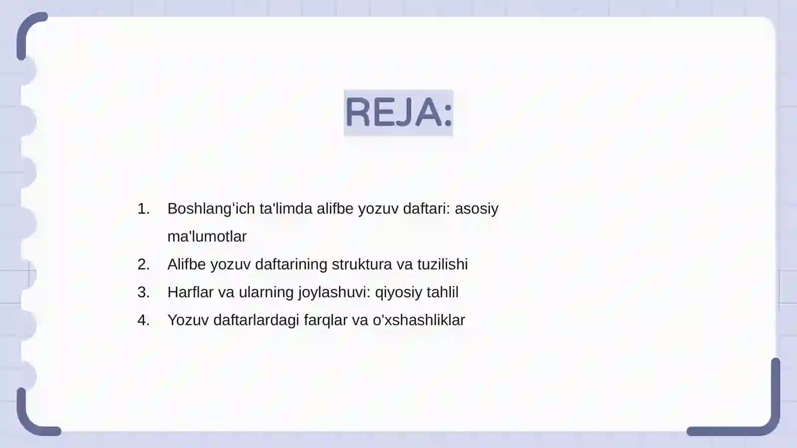 Alifbe yozuv daftari 2