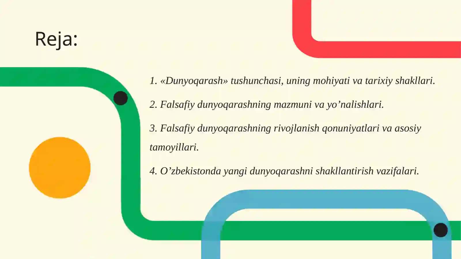 Falsafiy dunyoqarashning oʻz oʻzini anglashdagi roʻli 2