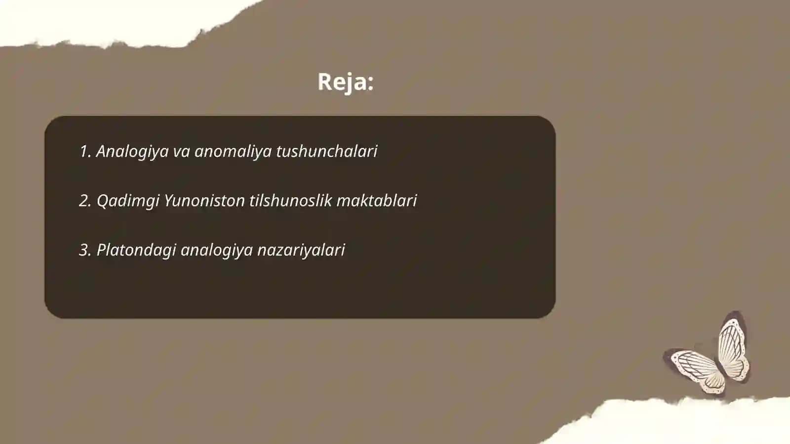 Analogiya va anomaliya tushunchalari 2