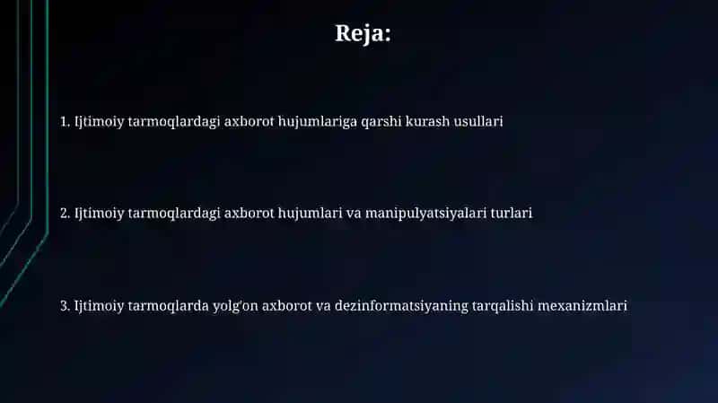 Ijtimoiy tarmoqlarda axborot hurujlari va tatqitlari 2