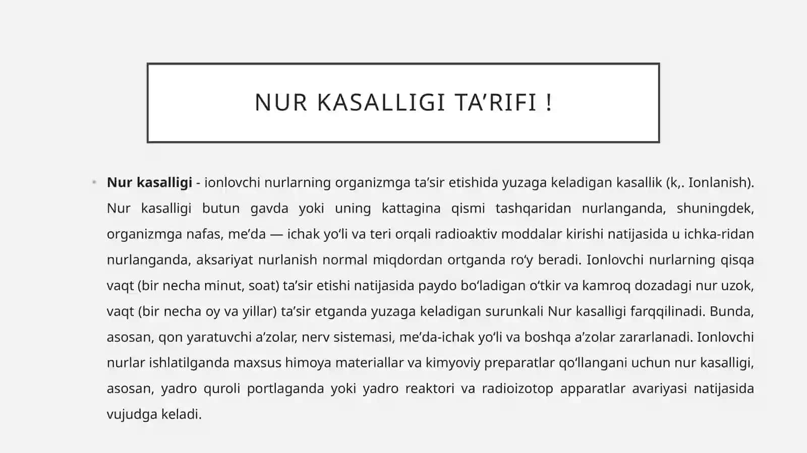 Surunkali nur kasalligi 2