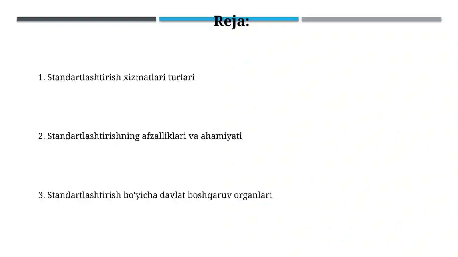 Standartlashtirish xizmatlari 2
