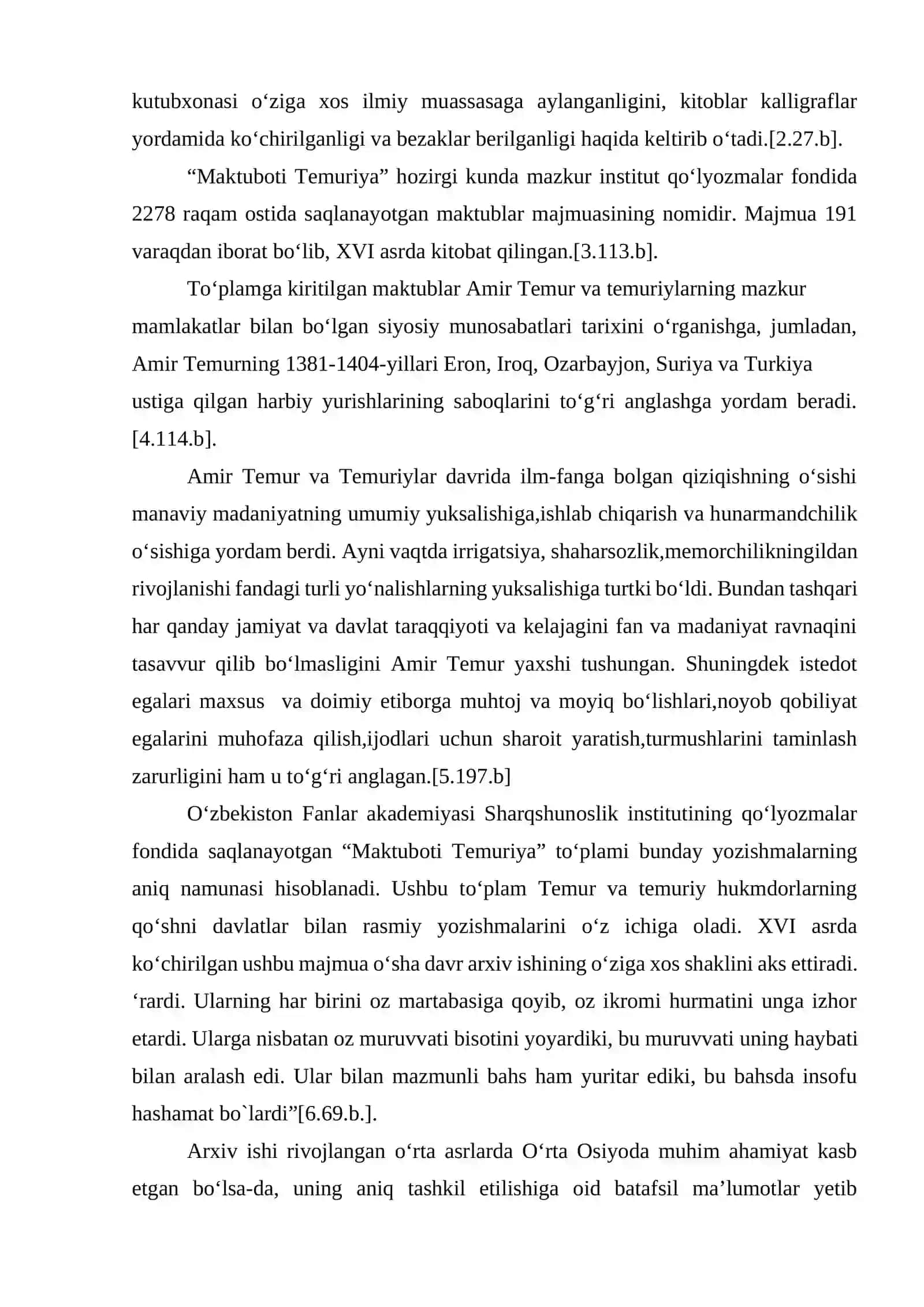 Amir Temur va Temurilar davri hujjatlari 2