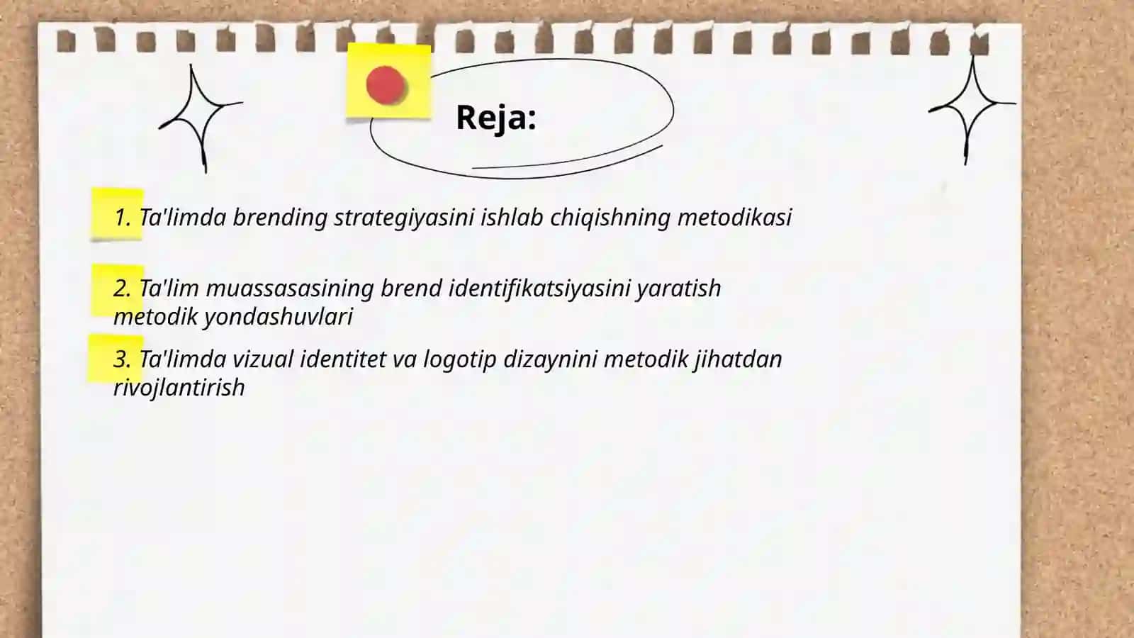 Ta'limda brending va marketing faoliyatining metodik yondashuvlari 2