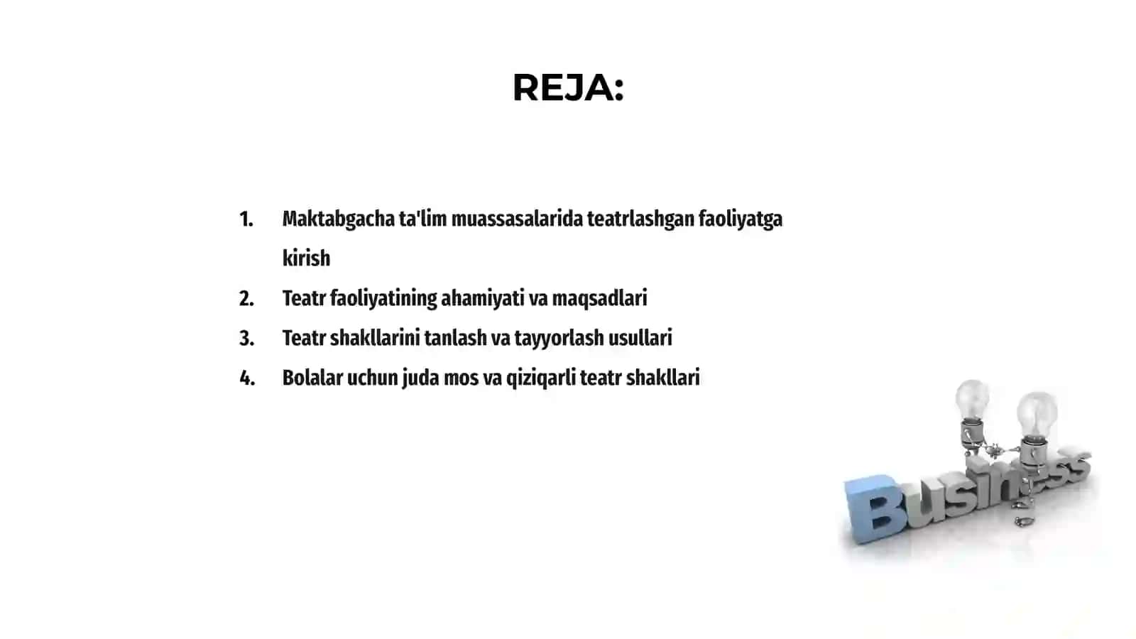 Maktabgacha ta'lim muassasalarida teatr faoliyatini tashkil etish shakllari 2