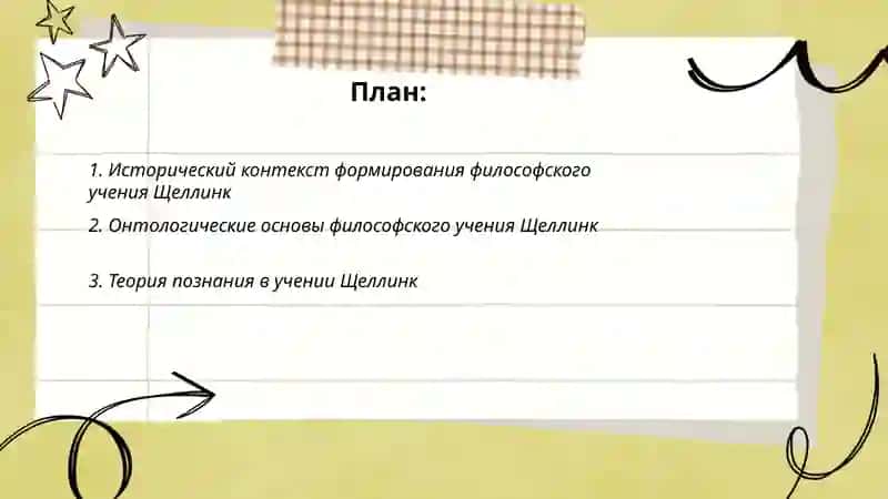 Философская ученья Щеллинк 2