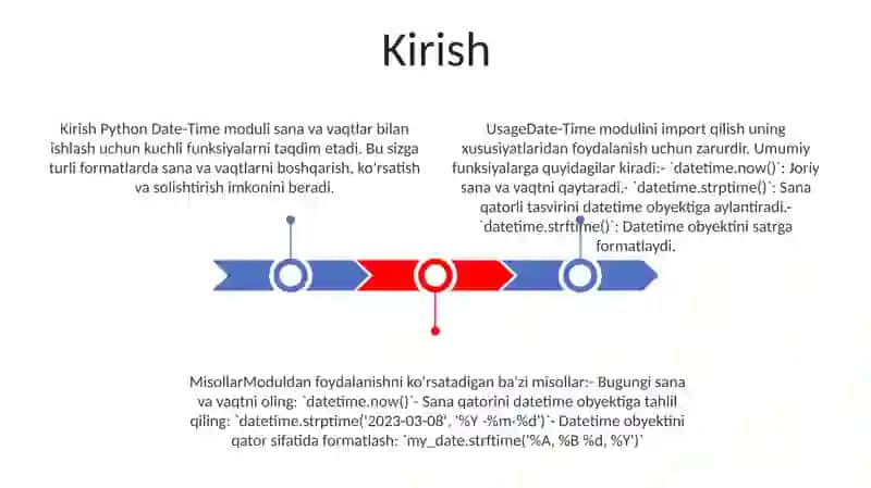 Phyton Dasturlash Tilida Date-Time Moduli Va Undan Foydalanish 2