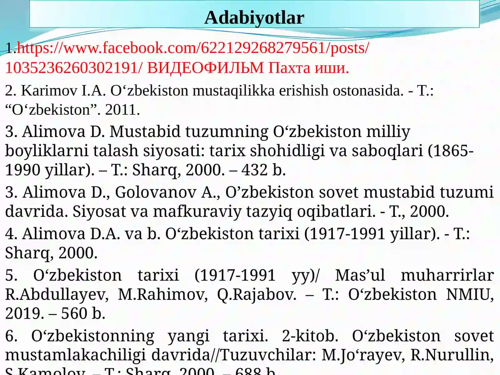 О‘zbekistonda “Paxta ishi” va uning oqibatlari 2