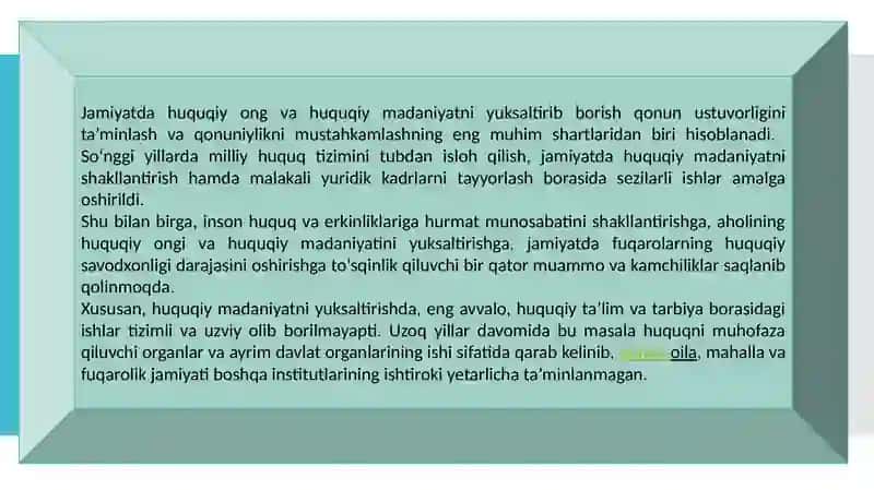 Huquqiy Tarbiya 2