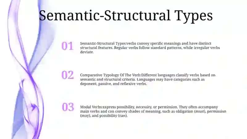 Comparative Typology Of The Verb 2