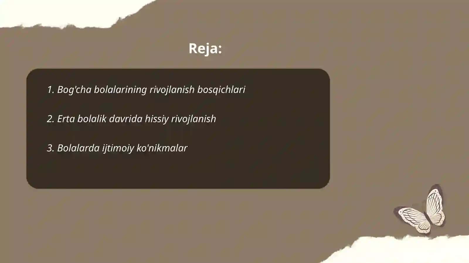 Bog'cha bolalari psixalogiyasi 2