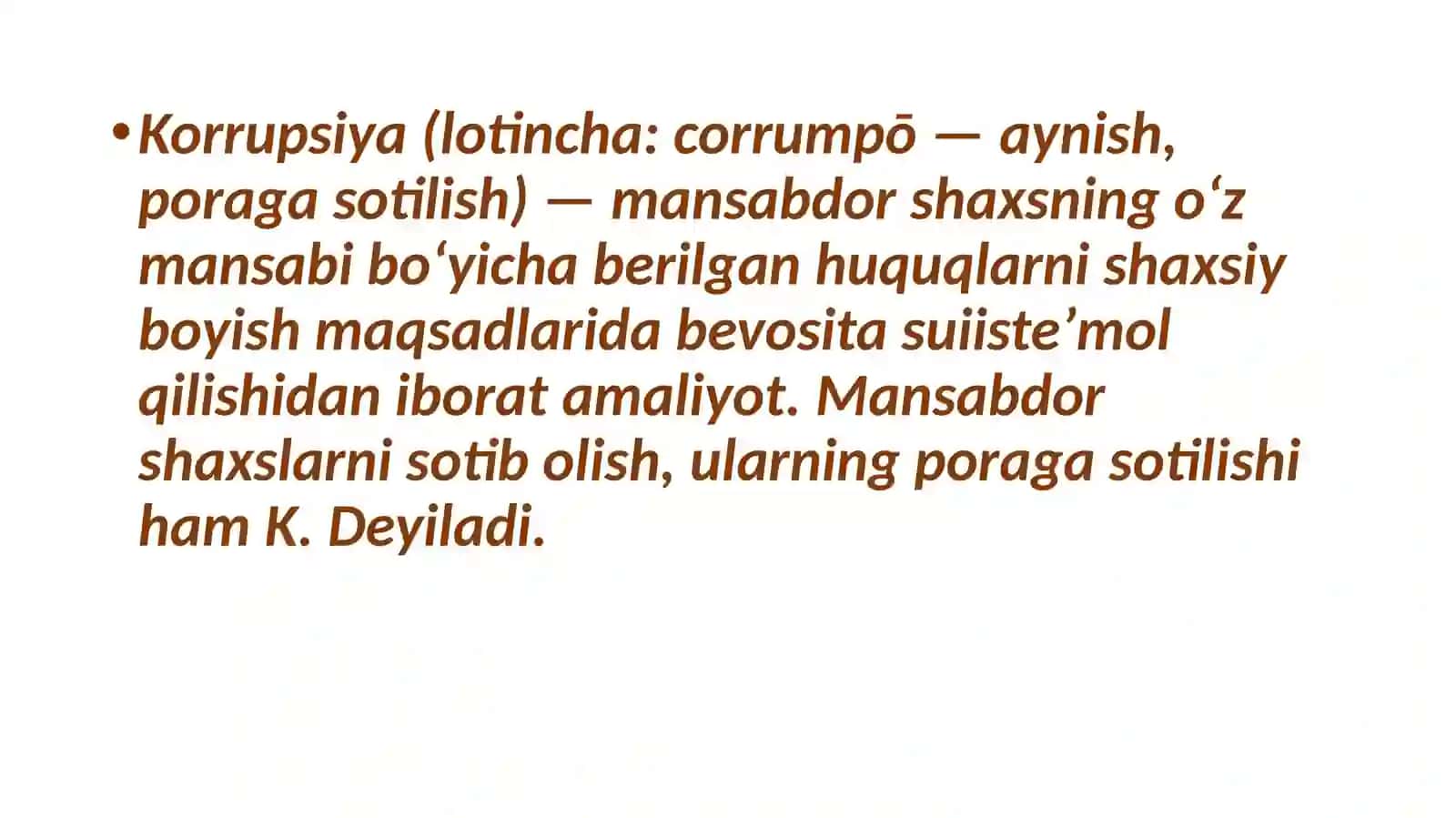 Korrupsiya davlat kushandasi 2