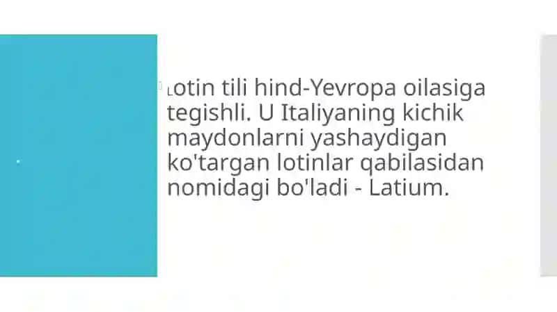 LOTIN TILIDA URG’U VA URG’U QUYISH QOIDALARI 2