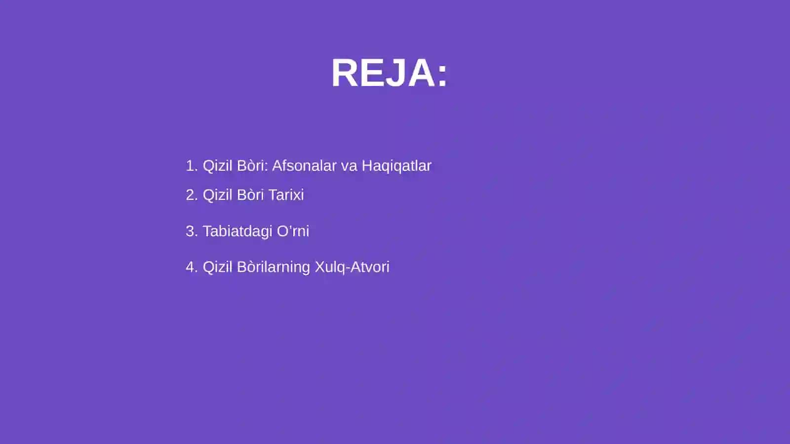 Qizil bòri 2