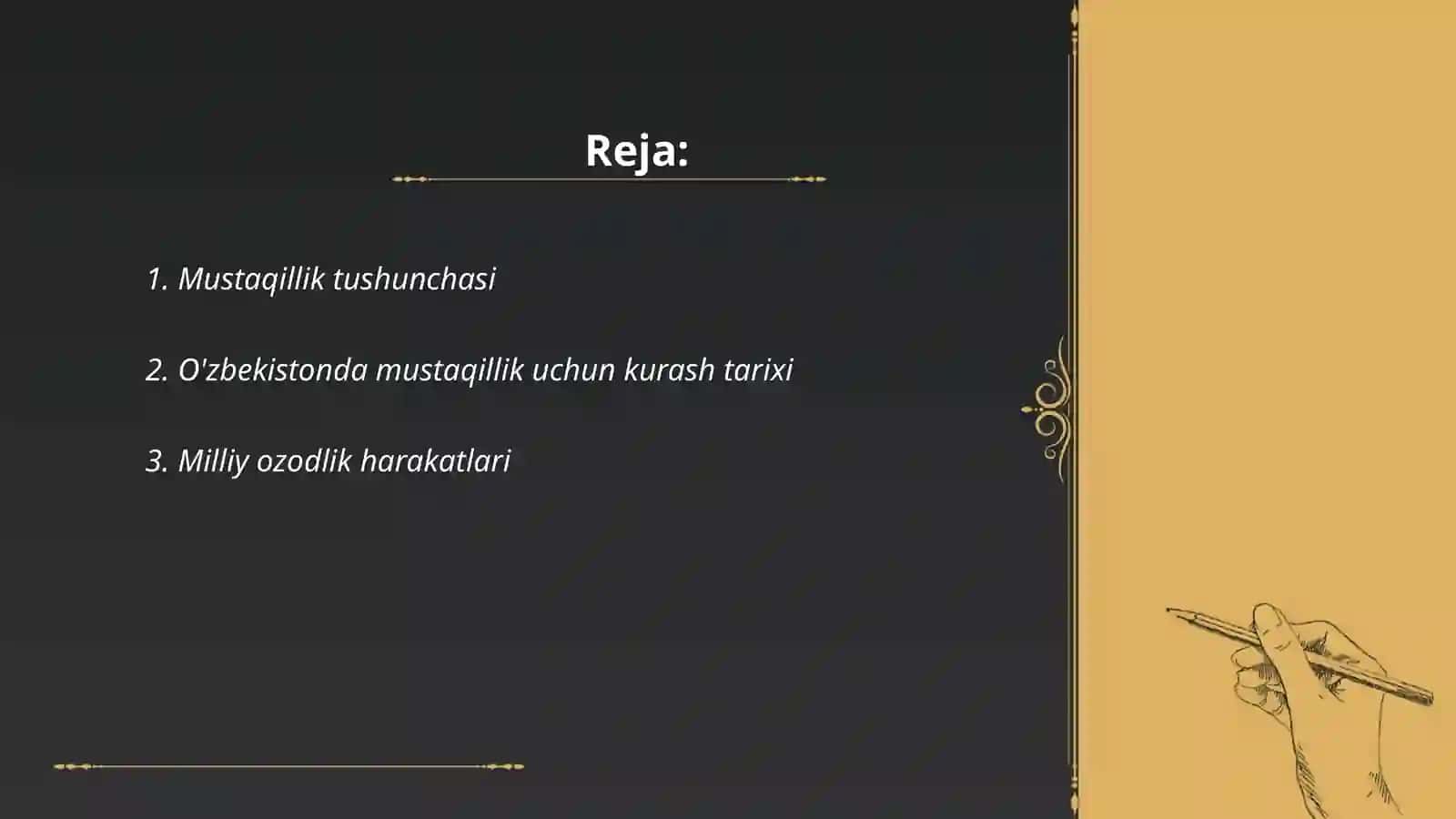O'zbekistonda mustaqillik g'oyalarining tarixiy asoslari 2