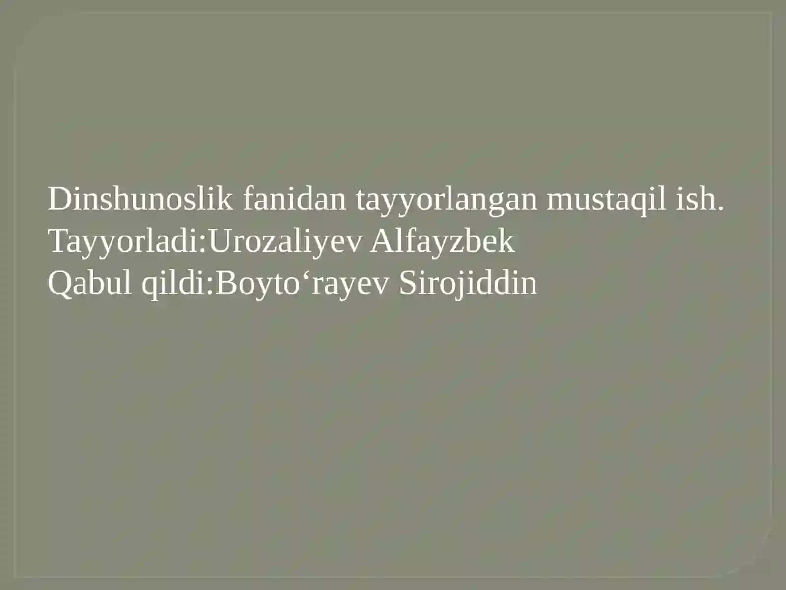 O‘zbekistonda konfessiyalararo diniy bag‘rikenglikning tarixiy tajribasi 2