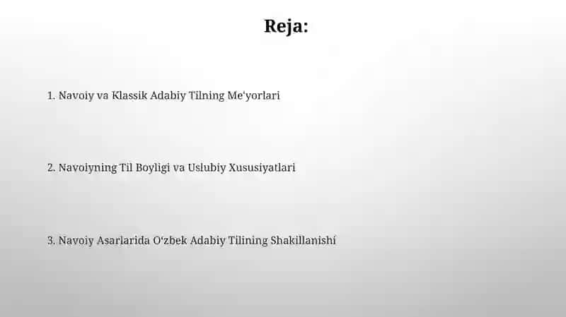 Navoiy va Klassik Adabiy Tilning Me'yorlari 2