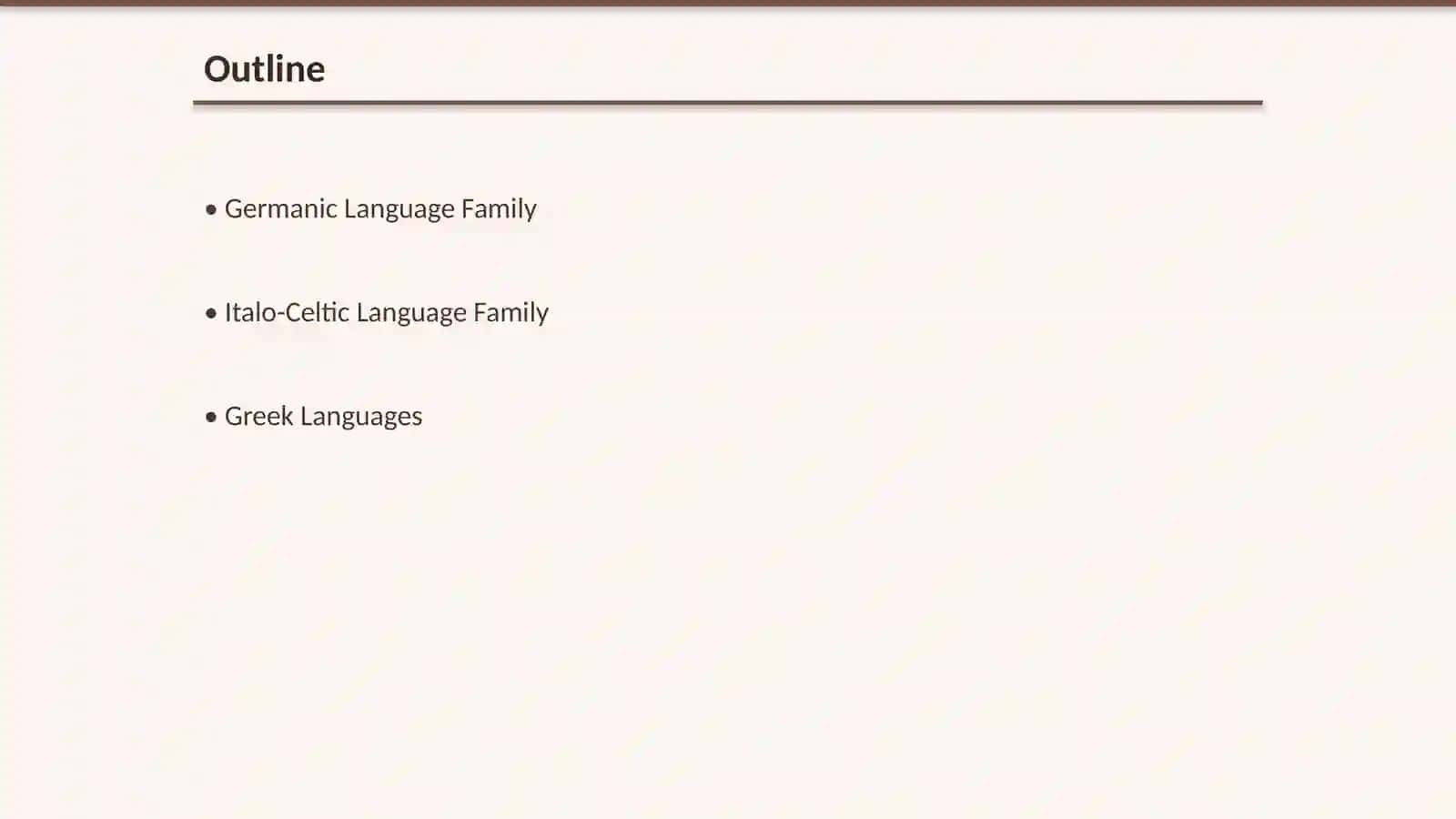 Indo-European Language Family 2