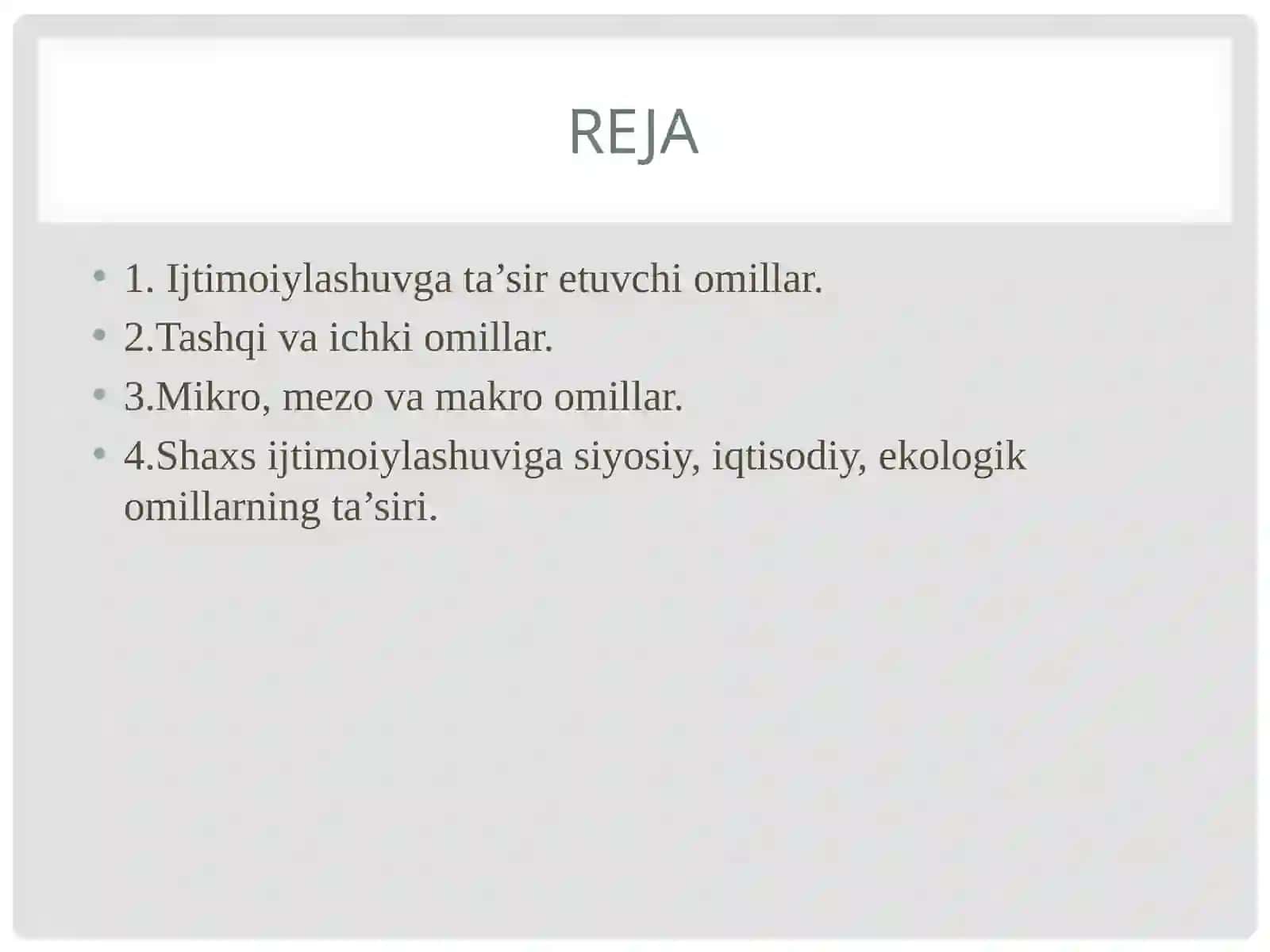 Ijtimoiylashuv ijtimoiy pedagogik muammo sifatida 2